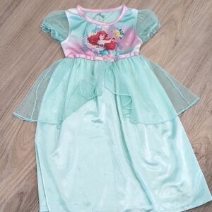 Ariel Themed Dress with Tulle Sleeves-play Condition Minor Snags